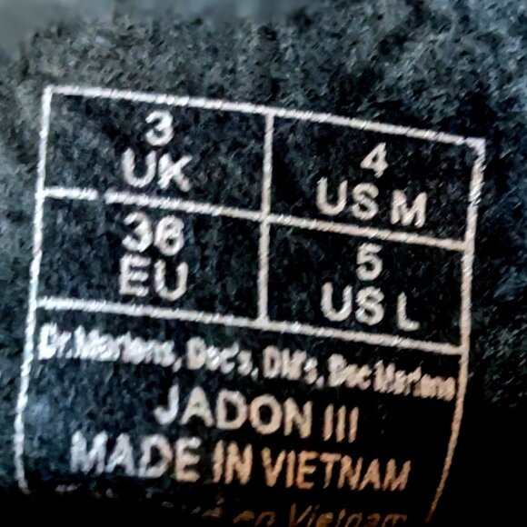 Dr. Martens Jadon III Pisa Leather Platform Boots Women’s US 5 EUR 36 UK 3 - Picture 11 of 11